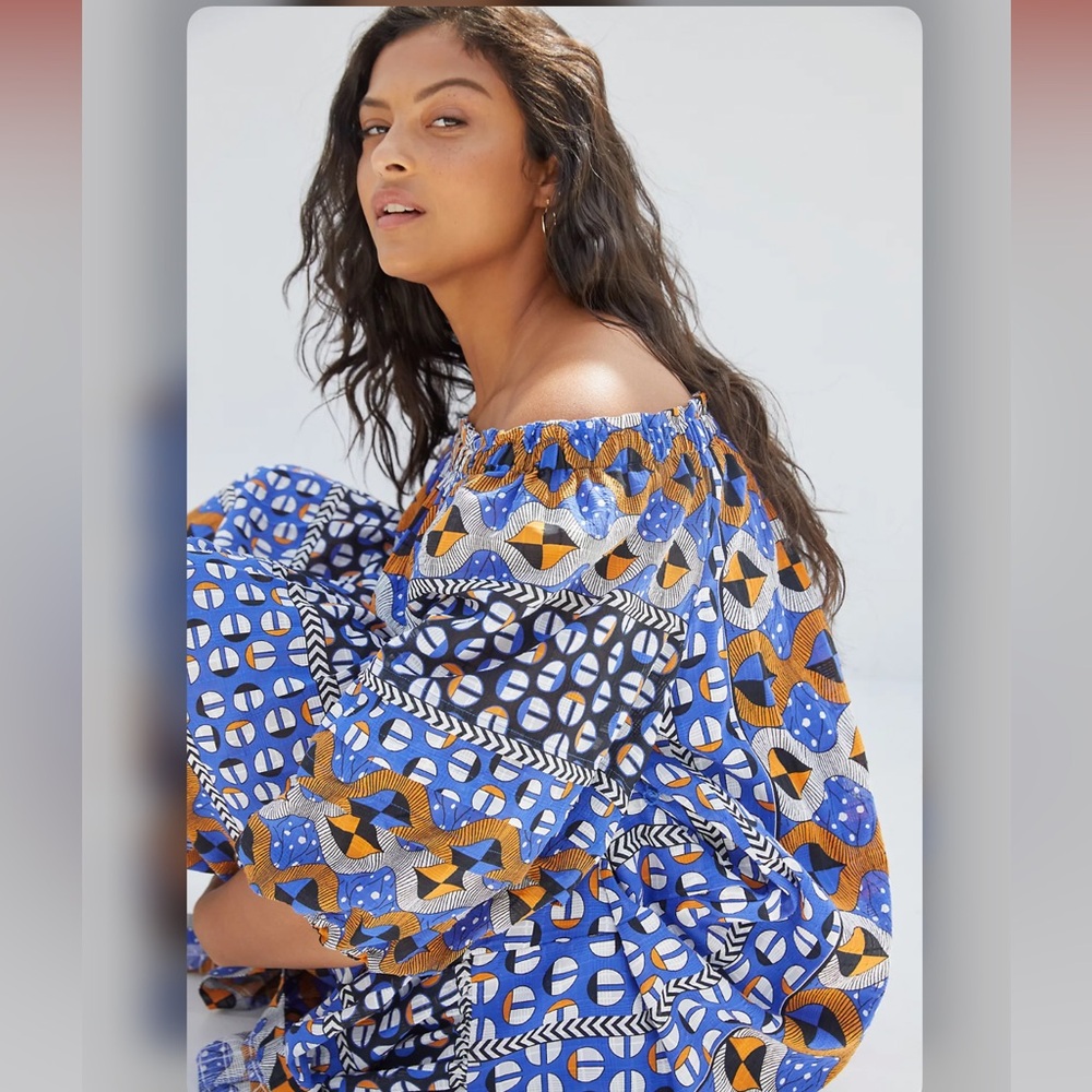 Off-The-Shoulder Maxi Dress